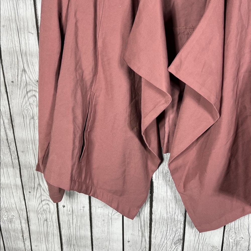 Torrid Twill Drape Front Jacket Size 3 - Picture 4 of 16